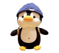 Generico Coussin en peluche pingouin, jouet pingouin, grande poupée en peluche, peluche Kawaii Plushie pour câliner et jouer, animaux en peluche pour enfants (25 cm)