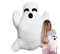 Generico Coussin fantôme, coussins décoratifs pour Halloween, coussin doux d'horreur décoratif pour dormir sur l'épaule ou le ventre pour chambre à coucher