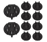 Genérico Coussinets de protection de sol en respirante pour | Filet et grille pour fond de pot de fleurs pour jardin, fleurs, arrière-cour et terrain, terrasse, patio, sol