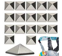 Generico Coussinets de Stomp de Snowboard - Ensemble de poignées antidérapantes de 18 pièces, Structure pyramidale avec pour Un Maximum de résistance aux intempéries et faciles à Installer