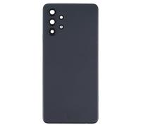 Generico Couvercle de Batterie Compatible avec Samsung Galaxy A32 5G A326B SM-A326 A326U Coque arrière en Plastique Rigide + Objectif encadré + adhésif Double Face (Noir)