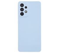Generico Couvercle de Batterie Compatible avec Samsung Galaxy A33 5G (Non avec 4G) A336B A336 SM-A336B Coque arrière en Plastique Rigide + Objectif encadré + adhésif Double Face (Bleu)
