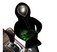 Generico Couvercle De Levier De Changement | Revêtement Créatif Drôle Thème Crâne,Pour Intérieur De Voiture | Pour Style De Vie Amusant Personnel Hobby Accueil Expression De Conduite