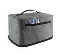 Generico Couvercle de poussière pour la pression de la tasse de logement portable compatible avec la machine à tasse | Couvercle en poudre de polyester gris avec fermeture à glissière | Sac de voyage