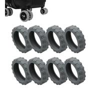 Generico Couvercle De Protection De Roue De Compartiment De Bagage | 8pcs Couverture De Refroidissement VIDUCAT SILICONE | Couvercle De Réduction Du Bruit De Bagages | 2.17-2,68 Pouces De Couverture