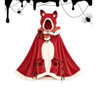 Generico Couverture animal portable poncho Halloween avec capuche | Couverture à capuche pour femmes, hommes, campeurs, canapé, TV, cinéma, événements sportifs, bureau, maison