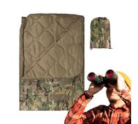 Generico Couverture de camping, couverture de camping pliable - Couverture de voyage extérieure coupe-vent, froid, couette multifonctionnel pour voyage, plage, avion