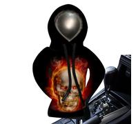 Generico Couverture De Changement De Voiture - Couverture Créative Drôle Thème Crâne | Pour Pommeau De Vitesse De Voiture - Pour Style De Vie Amusant Personnel Hobby Accueil Expression De Conduite