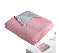 Genérico Couverture rafraîchissante : couverture d'été polyvalente double face, douce et confortable pour canapé, solution portable pour dormir à froid | Couverture rafraîchissante confortable pour