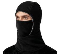 Generico Couverture Visage pour Climat Froid | Coupe Vent Thermique Protecteur,Chapeau d'équitation Hommes pour Hiver Et Ski | pour Course Travail Chasse Snowboard Outdoor Cyclisme Randonnée, Noir