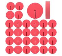 Generico Couvertures pour Un Crochet de pêche | 30 pour Causes protectrices | Chiens pour Crochets pour trépliques de pêche, protecteurs pour Crochets sans Gigot, kit de pêche, Rouge,