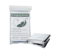 Genérico Couvertures thermiques de survie | Équipement réfléchissant portable | Couvertures d'urgence pour extérieur, pour enfants, adultes, unisexe et activités extérieures, camping, hiver, pluie et