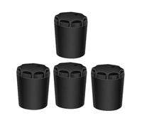 Generico Couvre-canne en silicone de 1,26 x 1,57 pouces | protections flexibles résistantes à la chaleur de 4 pièces - Le diamètre de la queue maintient les cannes à l'abri