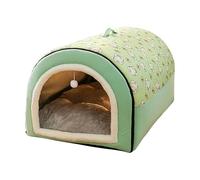 Genérico Covered Dog Bed - Sac de couchage à capuche pour chien | Sac de couchage pour chien confortable | Lit en peluche pour chien chaud avec cave | Snuggle Cozy Donut Cuddler Bed Cave For Cats Dogs