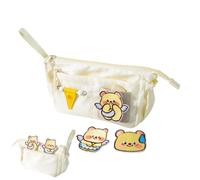 Generico Crayon Pouch Organizer, Wide Opening Pencil Case, Cute Bear Pencil Case, Lightweight Pencil Pouch, Pencil Storage Case, Cute Bear, Lightweight With Handle For Men, Women, Adults, Students,