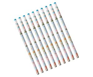 Generico Crayons n° 2 | 10 pièces papeterie écriture douce - Écriture scolaire papeterie, pour garçons, étudiantes, enseignants, classe maison, dessin croquis