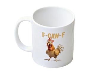 Genérico Crazy Chicken Man - Tasse à café en céramique | Grande ferme avec poignée ergonomique, Cute Chicken Coffee Cup for Animal Lovers, Women, Mothers, Kitchen, Breakfast, Morning Tea, Gift for Her