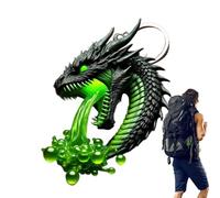 Genérico Creative Dragon Key Ring Backpack Purse Hanging Accessory | Acrylic Gradient Purse Charm for Women Backpack Bag Purse