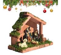 Genérico Crèche de Noël | Petites figurines religieuses pour fêtes | Décoration de la naissance de Jésus pour Noël, pour intérieur Cheminée, chambre, salon, appartement, église, fête