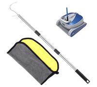 Generico Crochet Aspirateur,Kit Crochet Aspirateur Piscine Acier Inoxydable | Accessoire De Récupération D'outils De Nettoyage Crochet Maison Et Commercial