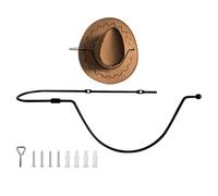 Generico Crochet De Chapeaux De Cowboy - Présentoir Organisateur Pivotant | Porte-chapeaux Rustique Organisateur, Pour Maison Bureau Salon Chambre Entrée Antichambre