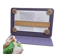 Generico Crochet Pattern Holder - Knitting Pattern Holder | Pattern Holder | Foldable Magnetic Pattern Holder for Crochet & Knitting Knitting Accessories for Knitting Crocheting & Other Needlework