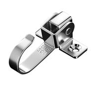 Generico Crochet pivotant à 180/360 degrés, crochet simple en acier inoxydable, crochet double pour porte de salle de bain, cuisine, derrière le cintre, crochet de toilette