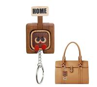 Generico Crochet porte-clés,crochet magnétique en bois drôle - porte-clés mural avec clé,pour hébergement et décoration entrée salon chambre