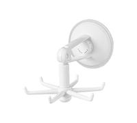 Generico Crochet pour ustensiles de cuisine | Rack organisateur adhésif à six crochets - Porte-outils rotatif - pour sous le meuble, pour douche, porte-serviettes, maison, hôtel, mur de salle de bain