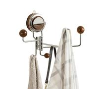 Generico Crochets à 5 tiges pivotantes à crochet | crochets pour verre mural, pour décoration de maison, cuisine, chambre à coucher, salon, entrée miroir, tuile, serviette