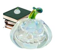 Genérico Crystal Pumpkin - Petite statue de citrouille d'Halloween, mini ornement de table | Figurine décorative de citrouille avec design transparent brillant pour scène festive au bureau