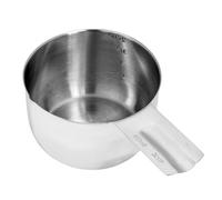 Generico Cuillère à mesurer 2 tasses : structure en acier inoxydable, mesure claire, facile à manipuler, design léger et compact | Mesure idéale pour cuisiner et cuire au four pour porce