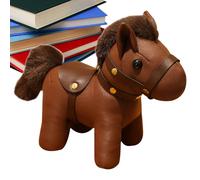Generico Cuir Horse Bag Charm | Cute Car Ornament Year Of The Plush Doll For Kids Teens Adults Fashion Enthusiasts Students Collectors Animal Lovers Birthday Party School