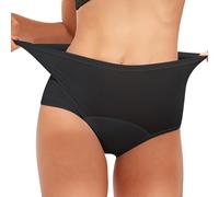 Generico Culotte gainante du ventre, gainant le ventre, sous-vêtements menstruels respirants, invisibles, haute élasticité pour le post-partum, Noir , XXXL