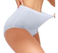 Generico Culotte taille haute gainante pour le corps - Culotte invisible pour la période du body shaper | Culotte invisible à haute élasticité pour le post-partum, bleu, XL