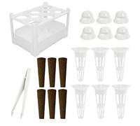 Generico Culture | Vase Visible Antidérapant à Trous Multiples | Plateau de Germination pour Culture Intérieure - pour Arrosage Semenzai Culture Légumes Fleurs Balcon Cour Patio