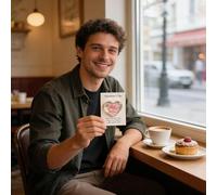 Generico Cœur de poche de Saint Valentin | Souvenir romantique cœur - Cartes inspirantes pour les câlins - Pour hommes, femmes, petite amie, fiancé, anniversaire, Nouvel An, mariage, bureau