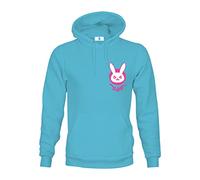 Generico D.va Sweat-shirt/Overwatch/Idée Cadeau/Sweat à Capuche Homme et Femme, Noir , M-XXL