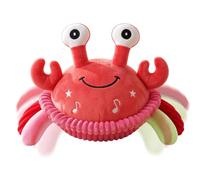 Genérico Dancing Crab - USB Rechargeable Talking Jumping Plush Sensory Toy | Kids Sensory Interactive Music Dancing Crab for Boys, Girls, Nursery, Kindergarten, Preschool, Home, Christmas