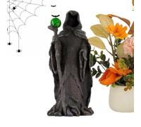 Genérico Dark Themed Statues, Spooky Shelf Accent Pieces, Decorative Resin Character Sculptures, Atmospheric Intérieur Display Items for Living Space Styling Office Corners Seasonal 7.87in