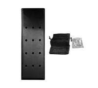 Genérico Dart Holder Wall Mount - 12 trous Wooden Wall Stand | 94 pouces Dart Stand with Storage Bag - for Home Garage Basement Workplace Apartment Game Room Bar Man Cave