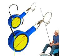 Genérico de : 2 pièces de Protection de Ligne de Protection pour Crochet de nautter, Outils de Liaison | Aide Robuste Portable, Accessoires utiles pour pêcheurs à la Mouche, réservoir