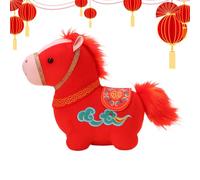 Genérico de Cheval du Nouvel an Chinois | Porte-clés à Collectionner en Forme de de Bon augure, pour Voitures, Tables, vitrines, Bureaux, Maisons, cafés, bibliothèques, canapés, vitrines