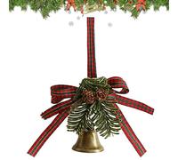 Genérico De Cloches de Noël - Décoration rustique en fer, cloches de Noël décoratives - pour entrée, couloir, escalier, salon, salle à manger, cuisine, chambre, salle de bain, bureau, cheminée