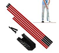 Genérico De Golf | Accessoires de sport portables à angle réglable à 7 niveaux - Entraîneur de swing de golf | Pour terrain d'entraînement, intérieur, maison, jardin, club, compétition, swing,