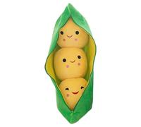 Generico De Guisantes Relleno, Peluche De Guisantes - Gigantes Gigantes En Un Juguete POD Plush | Linda Planta De Dibujos Animados Acurrucados, Figura De Muñecas Suave Y Cómoda Con Expresión Facial