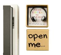 Genérico De loin | Dictons amusants | Casque avec cartes de vœux - pour adolescent, fils, mère, père, bureau, bibliothèque, table de chevet