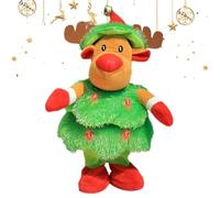 Genérico de Neige en Peluche Qui Chante - Jouet de Danse de Noël avec en Peluche - Interactive fonctionnant avec Piles pour Maison, Voiture, hôtel, Salle de Bureau et fêtes