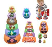 Genérico de Nidification Russe - Poupées de Nidification empilables ABS | de Dinosaure | Poupées Russes empilables pour pour créativité et Jeu Parent-Enfant