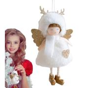 Genérico de Noël, Petite Fille avec Ailes | Jolie Fille en Tissu avec Pendentif Ailes pour Lieu de Travail, événement de Mariage, Magasin de Noël